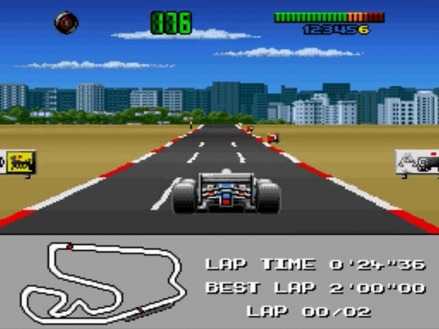 F1 World Championship Edition screenshot 3 for Super Nintendo
